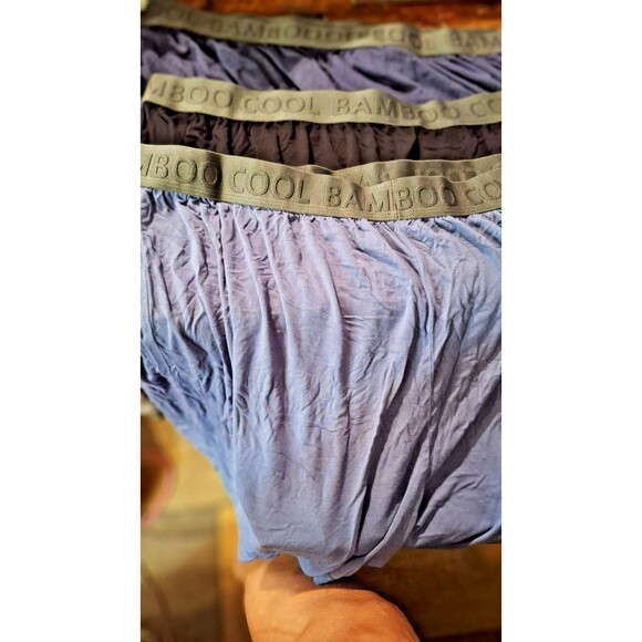 Bamboo Cool Mens 3 Pack Boxer Briefs Size X L Multicolor  New - Picture 3 of 6